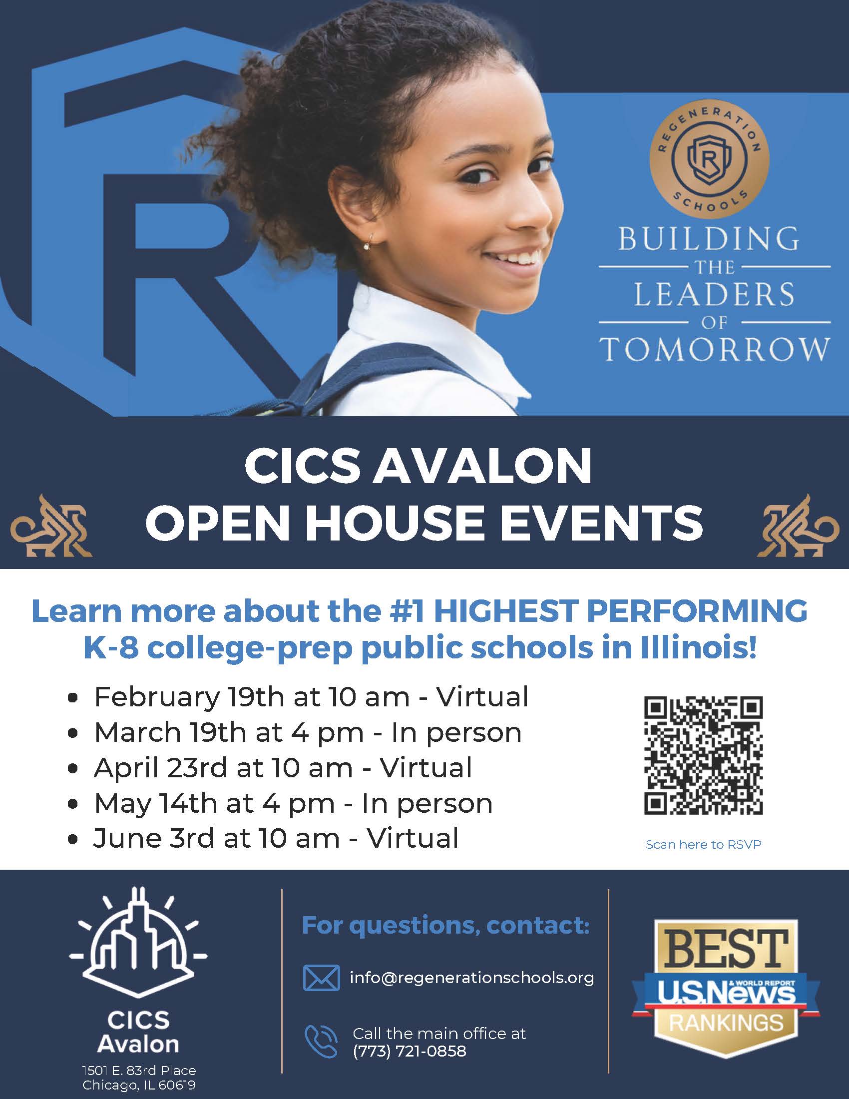 25 26 Avalon Open House Event Flyer
